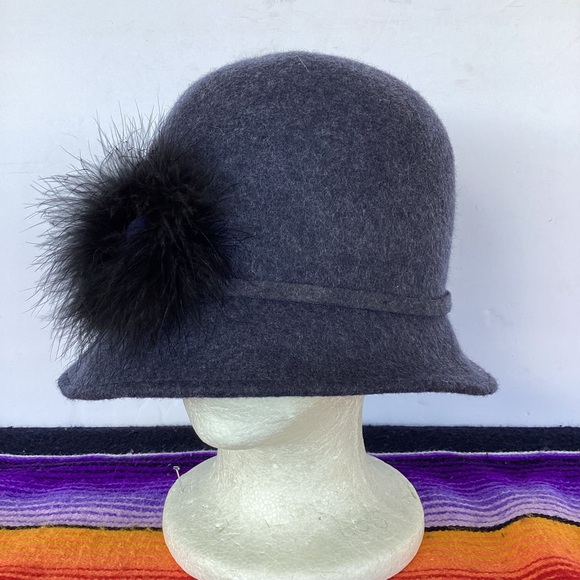 Nordstrom Accessories - Vintage Nordstrom Women’s Wool fancy hat made in Italy 100% wool